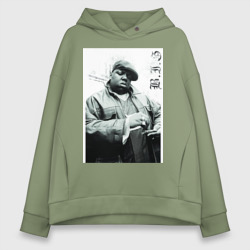 Женское худи Oversize хлопок The Notorious B.I.G