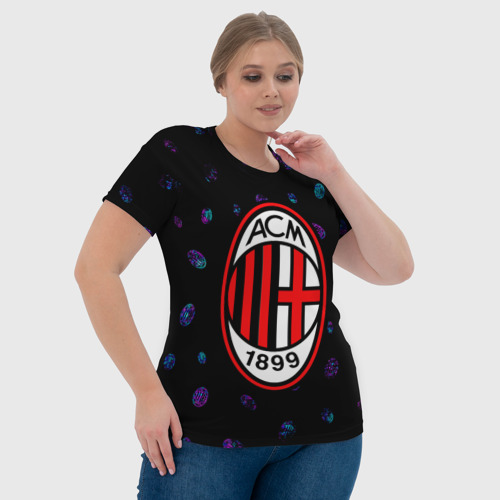 Женская футболка 3D AC MILAN / МИЛАН - фото 6