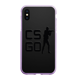 Чехол для iPhone XS Max матовый CS GO