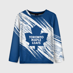 Детский лонгслив 3D Toronto Maple Leafs Торонто Мейпл Лифс