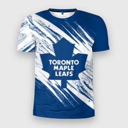 Мужская футболка 3D Slim Toronto Maple Leafs Торонто Мейпл Лифс