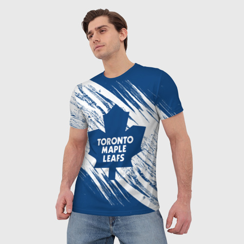 Мужская футболка 3D Toronto Maple Leafs Торонто Мейпл Лифс, цвет 3D печать - фото 3