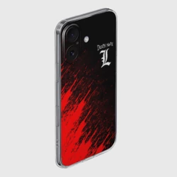 Чехол для iPhone 16 силиконовый с защитой камеры Death Note - фото 2