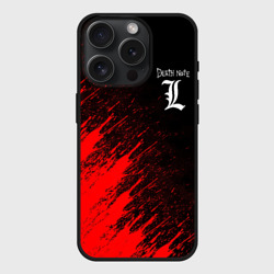 Чехол силиконовый для Apple iPhone 15 Pro матовый Death Note