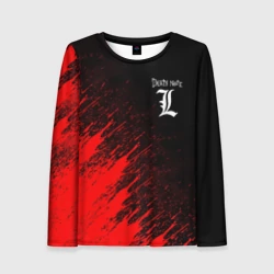 Женский лонгслив 3D Death Note
