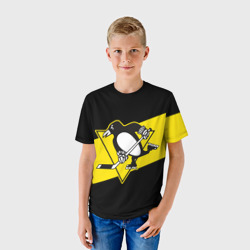 Детская футболка 3D Питтсбург Пингвинз - фото 2