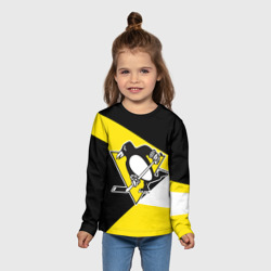 Детский лонгслив 3D Pittsburgh Penguins Exclusive - фото 2