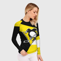 Женский рашгард 3D Pittsburgh Penguins Exclusive - фото 2