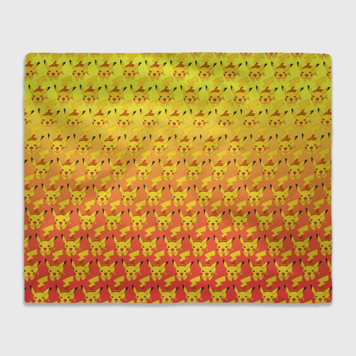 Плед 3D Pikachu паттерн, цвет 3D (велсофт)
