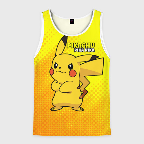 Мужская майка 3D Pikachu Pika Pika, цвет 3D печать