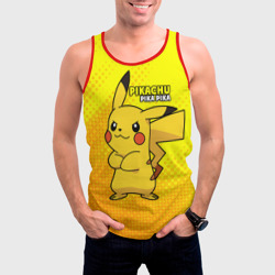 Мужская майка 3D Pikachu Pika Pika - фото 2