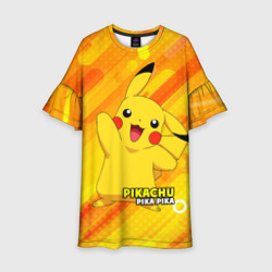 Детское платье 3D Pikachu Pika Pika