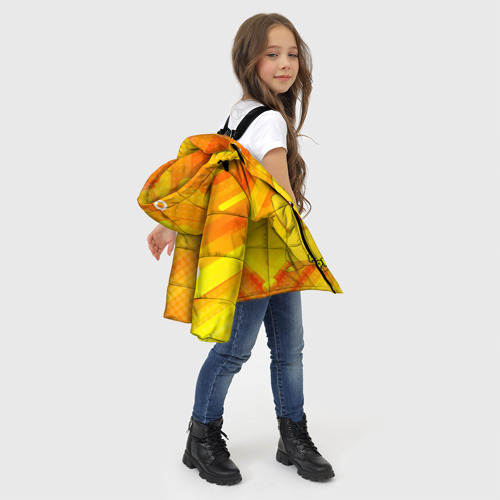 Зимняя куртка для девочек 3D Pikachu Pika Pika, цвет красный - фото 6