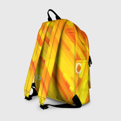 Рюкзак с принтом Pikachu Pika Pika для любого человека, вид сзади №1. Цвет основы: белый