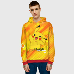 Мужская толстовка 3D Pikachu Pika Pika - фото 2