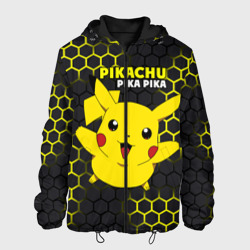 Мужская куртка 3D Pikachu Pika Pika