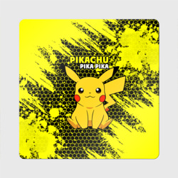 Магнит виниловый Квадрат Pikachu Pika Pika