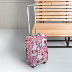 Чехол для чемодана 3D Розовое собрание - фото 2