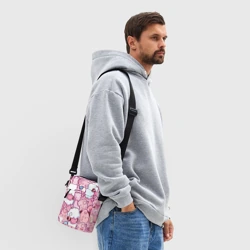 Сумка через плечо 3D Розовое собрание покемонов  паттерн  - фото 2