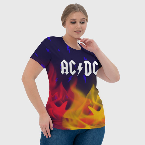 Женская футболка 3D AC DС - фото 6