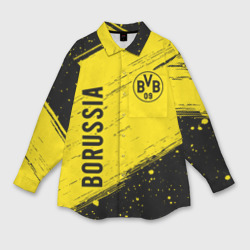 Мужская рубашка oversize 3D Borussia Боруссия