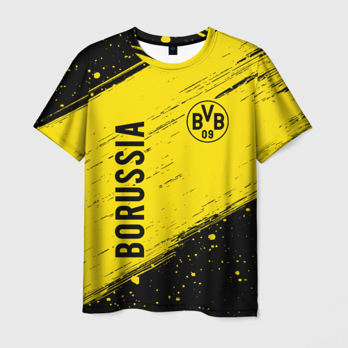 Мужская футболка с принтом Borussia Боруссия, вид спереди №1