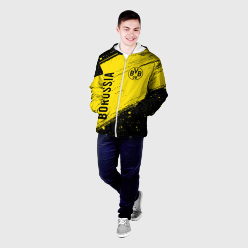 Мужская куртка 3D Borussia Боруссия, цвет 3D печать - фото 3