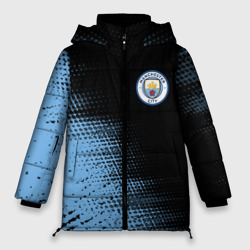 Женская зимняя куртка Oversize Manchester city Манчестер Сити