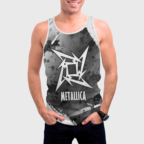 Мужская майка 3D METALLICA / МЕТАЛЛИКА, цвет 3D печать - фото 3