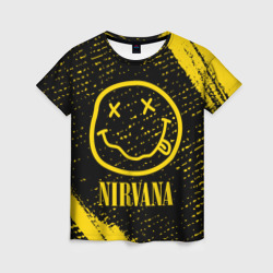 Женская футболка 3D Nirvana Нирвана