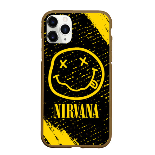 Чехол для iPhone 11 Pro Max матовый Nirvana Нирвана, цвет коричневый