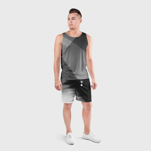 Мужские шорты спортивные с принтом TOTTENHAM HOTSPUR / Тоттенхэм, вид сбоку #3