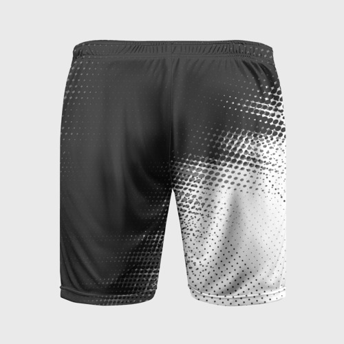 Мужские шорты спортивные с принтом TOTTENHAM HOTSPUR / Тоттенхэм, вид сзади #1