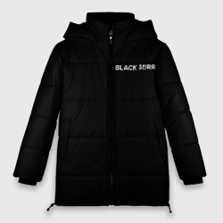 Женская зимняя куртка Oversize Черное зеркало