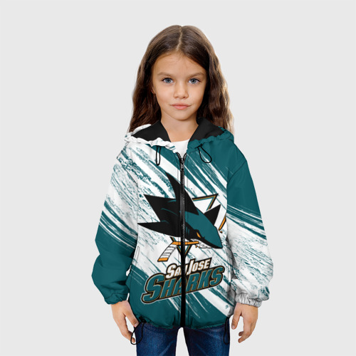 Детская куртка 3D Сан-Хосе Шаркс, цвет черный - фото 4