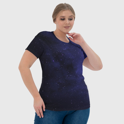 Женская футболка 3D Космос, цвет 3D печать - фото 6