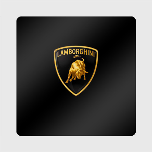 Магнит виниловый Квадрат Lamborghini