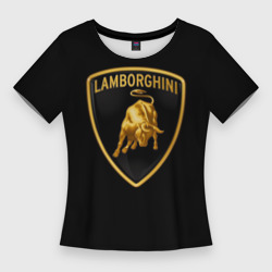 Женская футболка 3D Slim Lamborghini