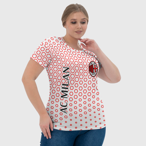 Женская футболка 3D AC MILAN / МИЛАН - фото 6