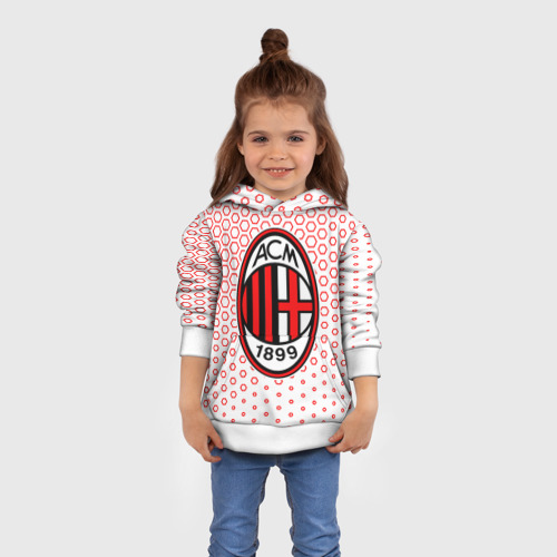 Детская толстовка 3D AC MILAN / МИЛАН - фото 4