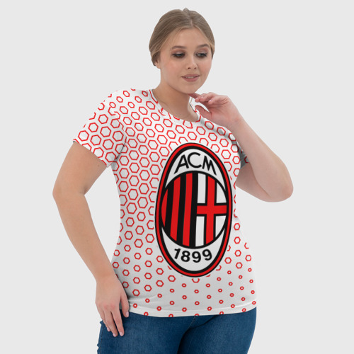 Женская футболка 3D AC MILAN / МИЛАН - фото 6