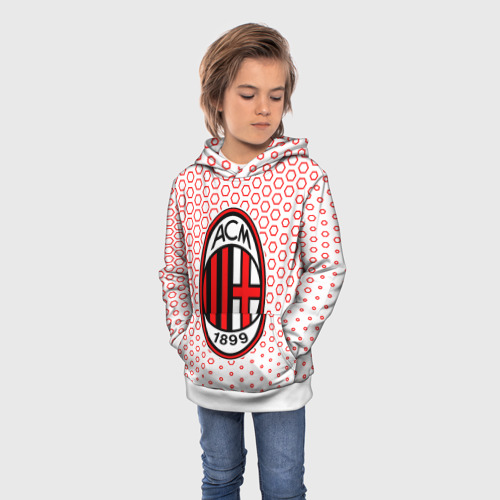 Детская толстовка 3D AC MILAN / МИЛАН - фото 3