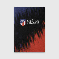 Обложка для паспорта матовая кожа Atletico Madrid Атлетико