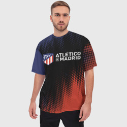 Мужская футболка oversize 3D Atletico Madrid Атлетико - фото 2