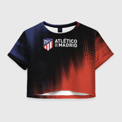 Женская футболка Crop-top 3D Atletico Madrid Атлетико