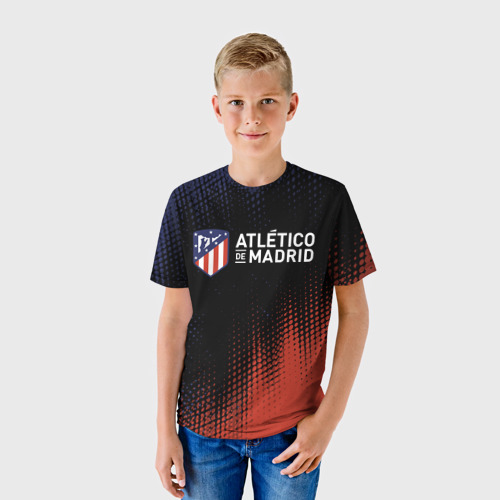 Детская футболка 3D Atletico Madrid Атлетико, цвет 3D печать - фото 3