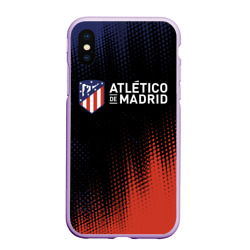 Чехол для iPhone XS Max матовый Atletico Madrid Атлетико