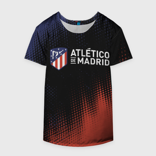 Накидка на куртку 3D Atletico Madrid Атлетико, цвет 3D печать - фото 4
