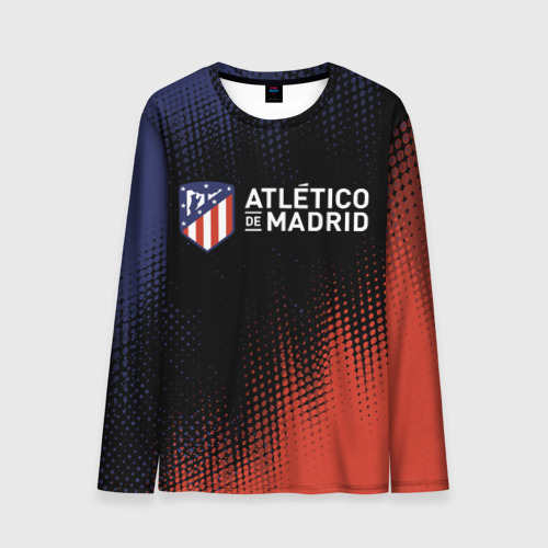 Мужской лонгслив 3D Atletico Madrid Атлетико, цвет 3D печать