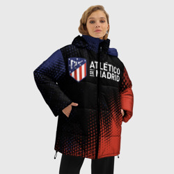 Женская зимняя куртка Oversize Atletico Madrid Атлетико - фото 2